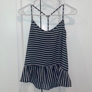 Abercrombie & Fitch Sleeveless Peplum‎ Top